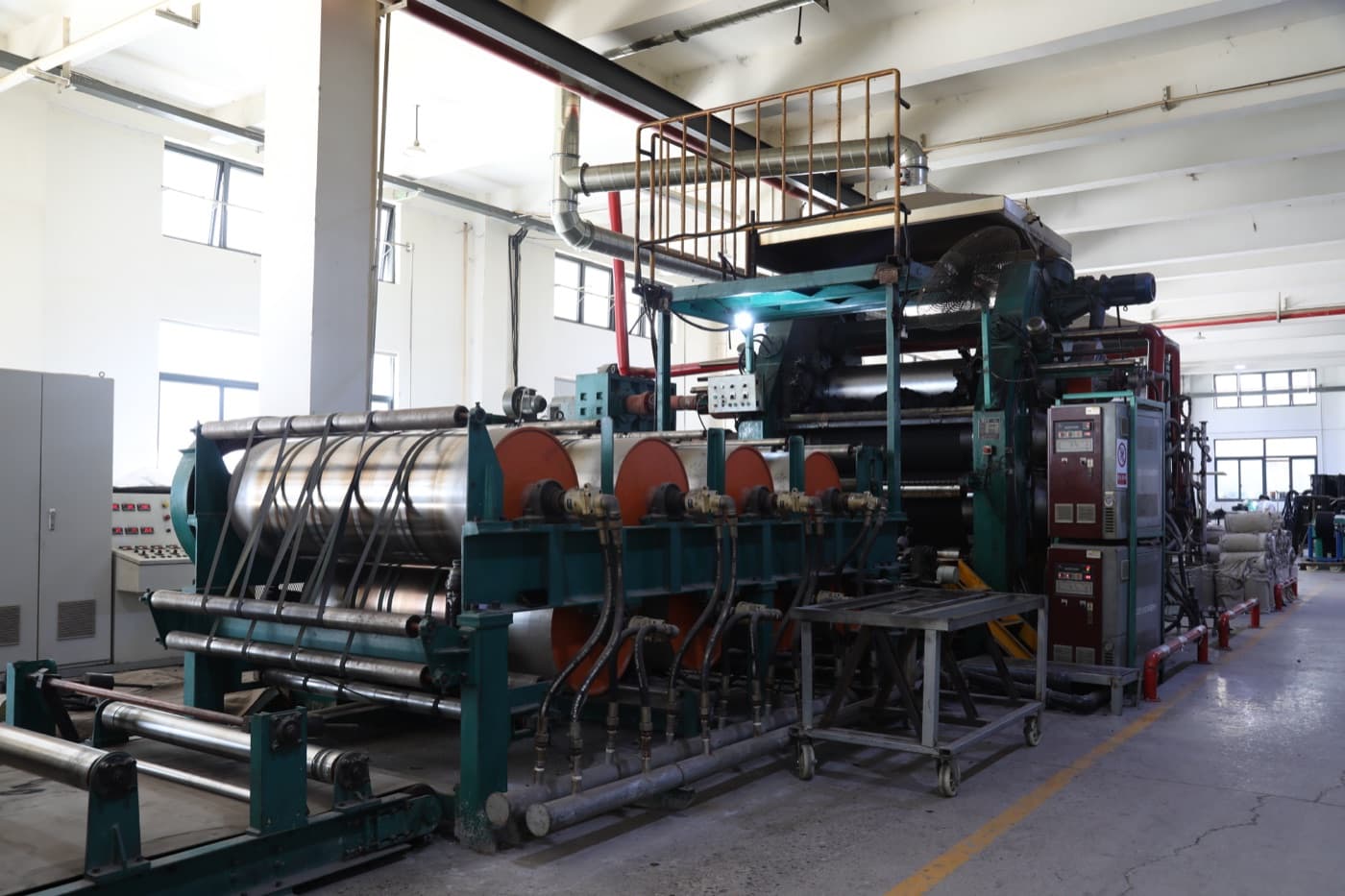 INJ belt vulcanization production line